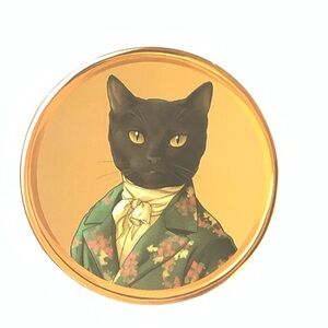 Cat Portrait Vinyl Sticker